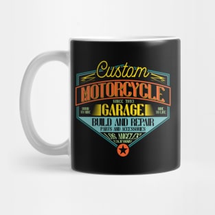 Custom Motorcycle Garage Los Angeles Mug